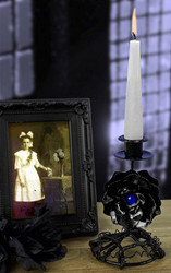 Black Rose Candleholder